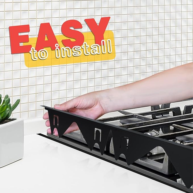 🔪 49% OFF! 🍳 Stainless Steel Adjustable Retractable Stove Gap Covers 🧹