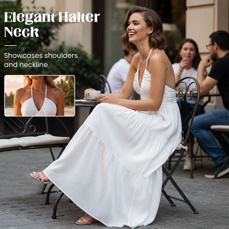 💞 Women's Plain Dress, Summer Clothes Women, Casual Basic Loose Fit Sleeveless Dress