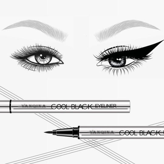 💕 🎉Waterproof Smudge-Proof Eyeliner – 24HR Intense Black Precision! ✨