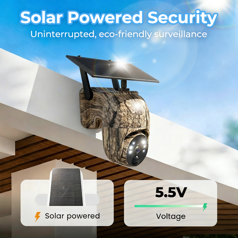 🏠⚡ 50% OFF! 4MP Solar PTZ Camera – 355° pan & tilt, eliminates blind spots. Built-in battery, solar rechargeable. Two-way talk, instant alerts. Tough enough for any weather. 🌧️🛡️