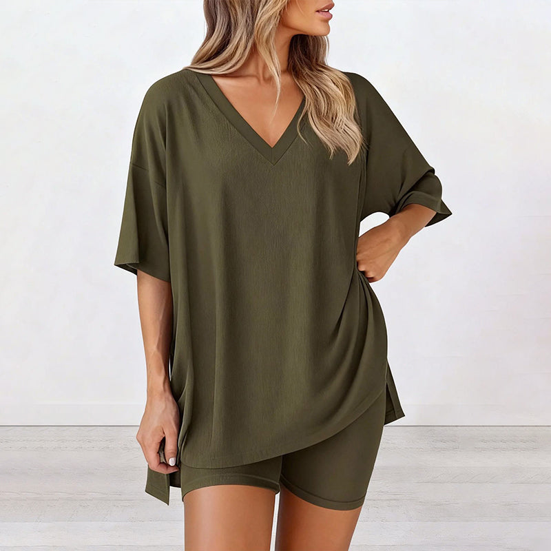 🌸2026 Fashion New 50% OFF🌸PRETTYGARDEN Crewneck Two-Piece Set
