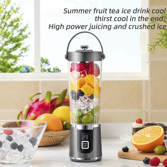 Cordless Portable Blender | On-the-go Blending, Sleek Cordless Design | Smoothies, Protein Shakes, Frozen Slushies, Crushed-Ice Cocktails, Frappes and Iced Lattes | Dishwasher Safe, Rechargeable, 530ml