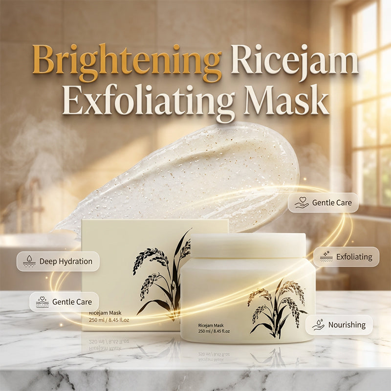 Rice Brightening Hydrating Exfoliating Facial Mask