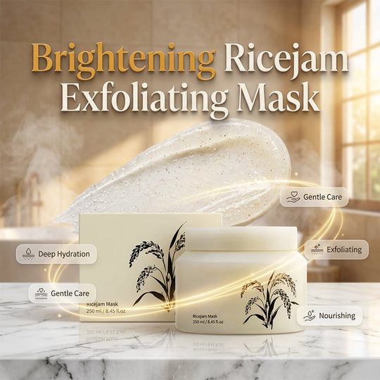 Rice Brightening Hydrating Exfoliating Facial Mask