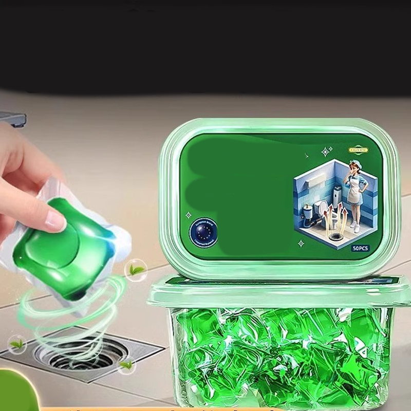 🥳2026 HOT SALE🥳💞50K+ SOLD!🏠💧Drain Deodorizer Pods – Bio‑enzyme formula neutralizes smells at the source. Instant fresh scent, no harsh chemicals. Say goodbye to embarrassing odours. 🚰✅