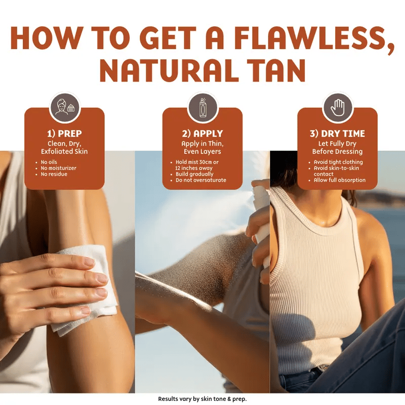 💖Hydrating Self-Tanning Mist for a Natural Glow