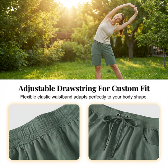 🩳New arrival 40% OFF💧→💨Women's Quick-Dry Cargo Shorts with Pockets