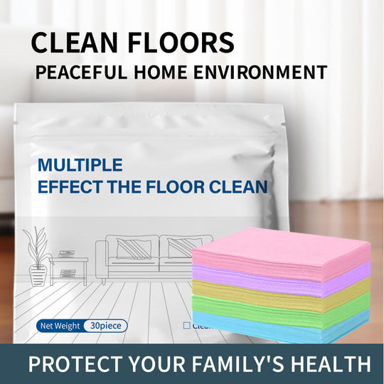 🧹 50% OFF NOW!✨ 30-Pieces Multi-Effect Floor Cleaning Sheets – Powerful Stain Removal & Fresh Scent 🌿