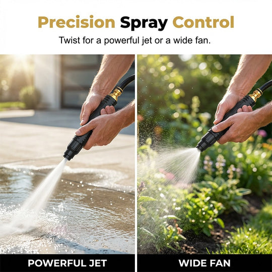 🚀HOT SALE 50% OFF - High-Pressure Direct Spray Water Nozzle - Wash at Home, Save Big! 🔥💦