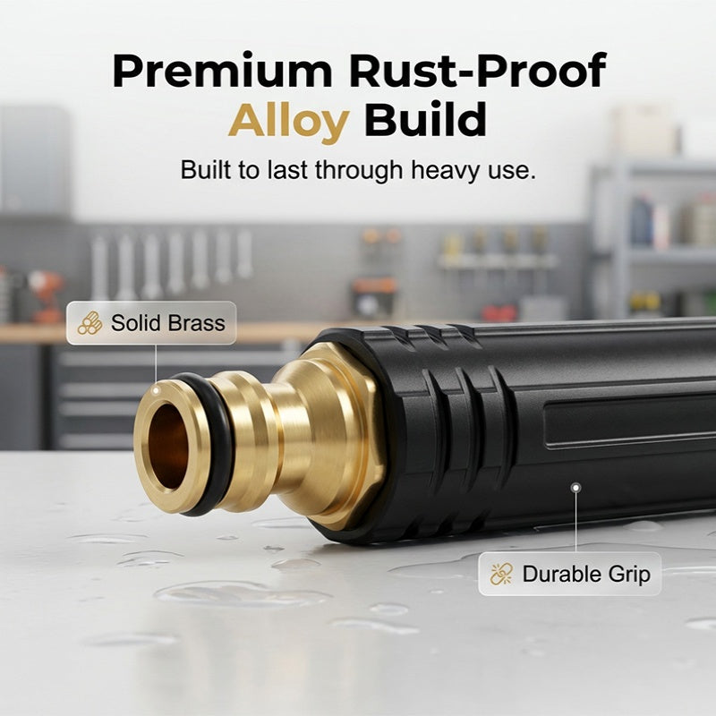 🚀HOT SALE 50% OFF - High-Pressure Direct Spray Water Nozzle - Wash at Home, Save Big! 🔥💦