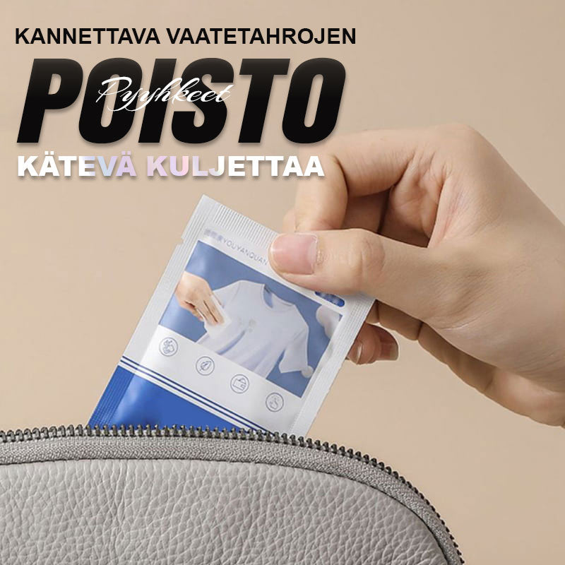 Pousbo® Portable Clothing Stain Remover Wipes