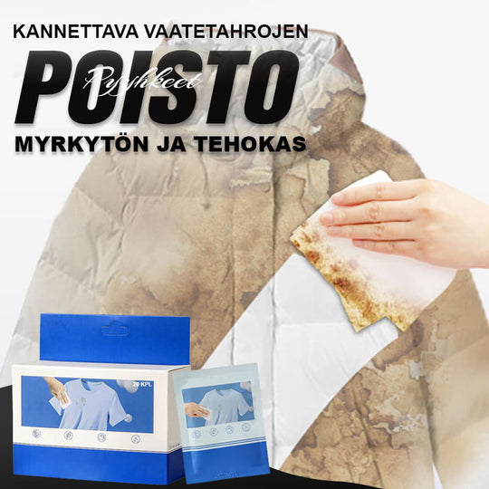 Pousbo® Portable Clothing Stain Remover Wipes