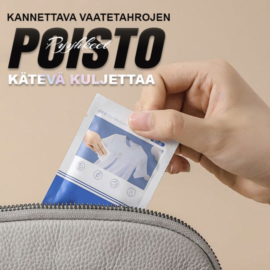 Pousbo® Portable Clothing Stain Remover Wipes