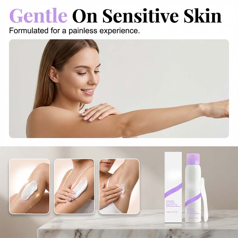 💜 Pain-Free Hair Removal Cream Mousse for Sensitive Skin✨