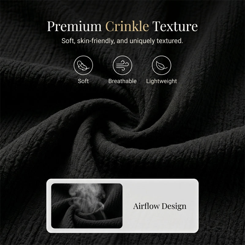 🥳34% OFF today!! 🥳High Waisted Drawstring Wide Leg Casual Linen-Feel Soft Touch Trousers with Side Pockets
