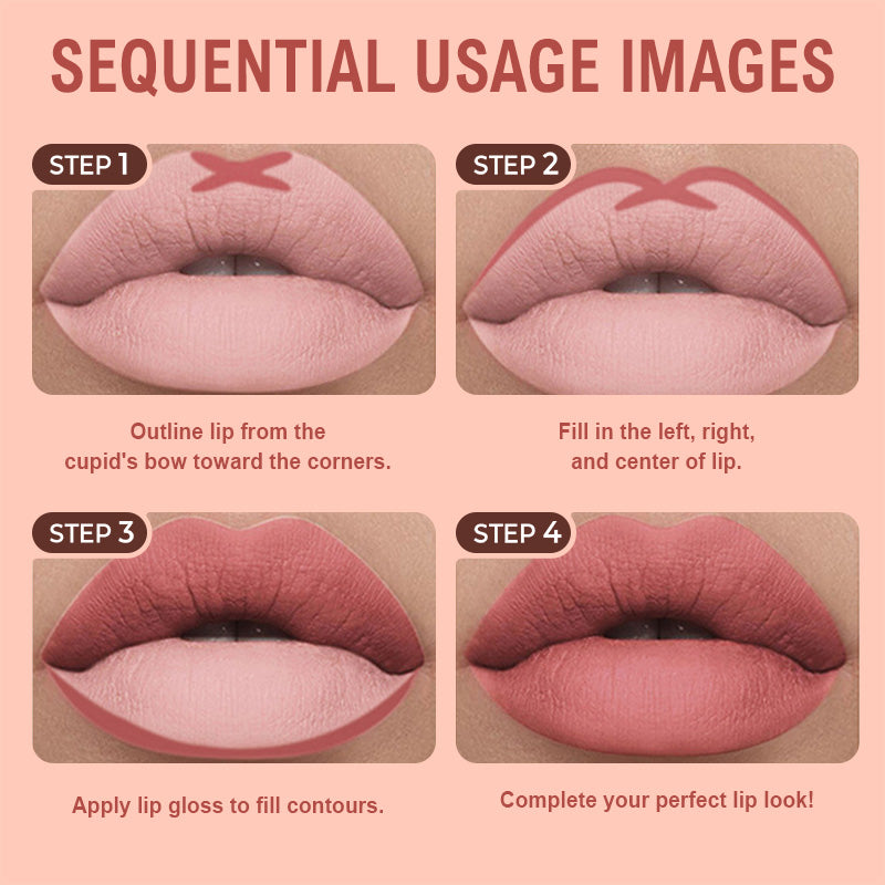 💥Limited-time Crazy Three-Piece Set💥Long-Lasting & Waterproof Matte Lipstick Set