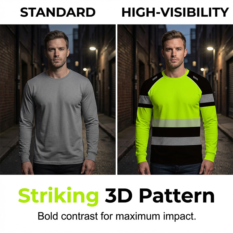 🎁2026 New Arrivals 50% OFF💥Men's Printed Round-neck Long-sleeve Shirt🏃‍♂️