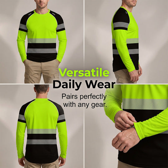 🎁2026 New Arrivals 50% OFF💥Men's Printed Round-neck Long-sleeve Shirt🏃‍♂️
