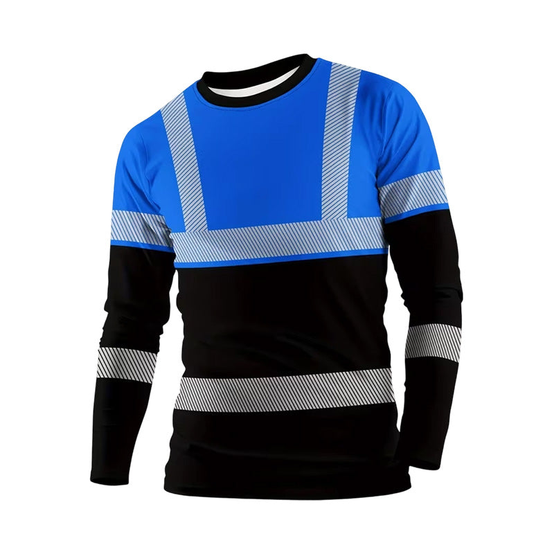 🎁2026 New Arrivals 50% OFF💥Men's Printed Round-neck Long-sleeve Shirt🏃‍♂️
