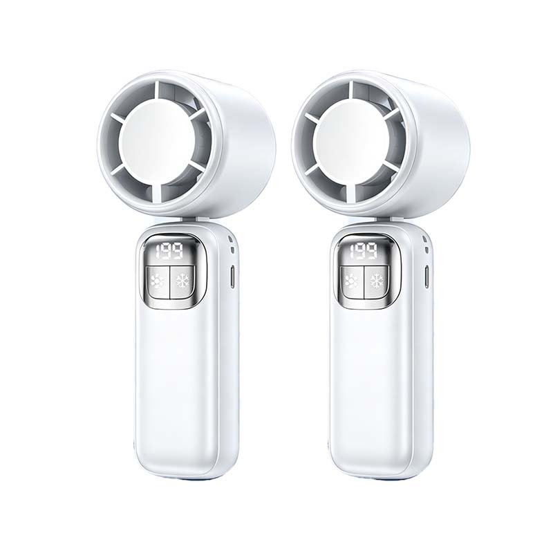 Foldable Handheld Cooling Fan with LED Display