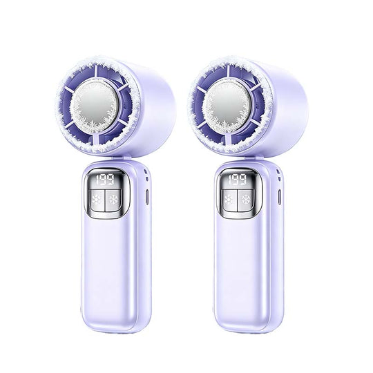 Foldable Handheld Cooling Fan with LED Display