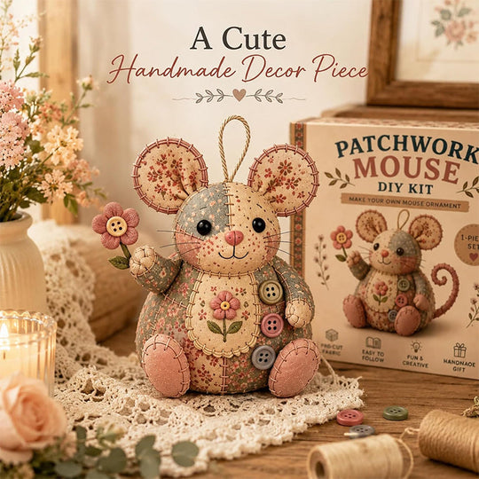 ⚽️🏆️World Cup Sale:30% OFF🎉70K+ SOLD! 🥳Handcrafted Vintage Mouse Plush Sewing Kit