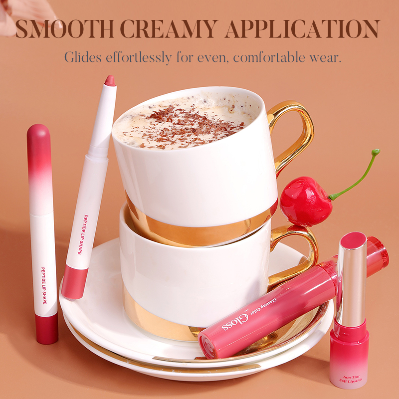 3-Piece Lip Liner and Lipstick Combo Set