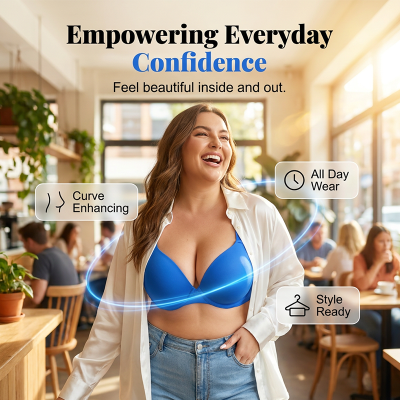 🏆 Last Day Special Price 💐Buy more save more💝Smooth & Supportive Everyday Plus Size Bra