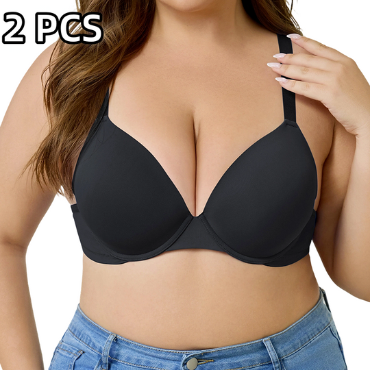 🏆 Last Day Special Price 💐Buy more save more💝Smooth & Supportive Everyday Plus Size Bra