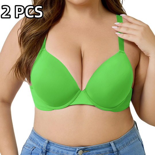 🏆 Last Day Special Price 💐Buy more save more💝Smooth & Supportive Everyday Plus Size Bra