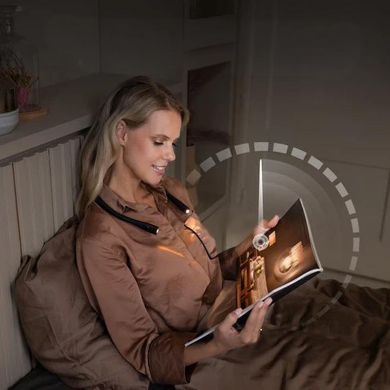 ✨Rechargeable & Bendable Neck Reading Light