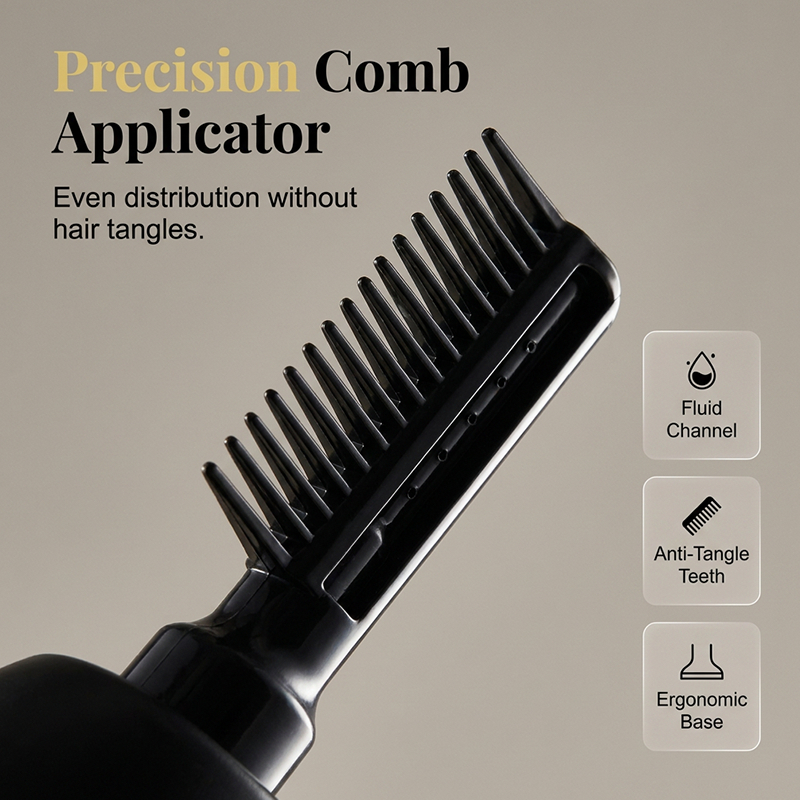 Effortless Gray Coverage Hair Dye Comb