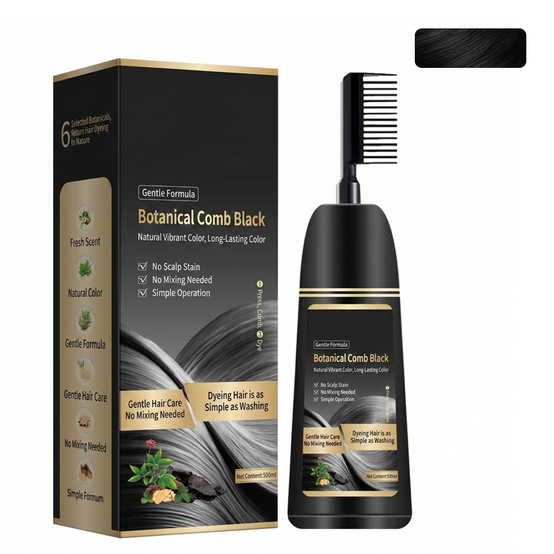 Effortless Gray Coverage Hair Dye Comb