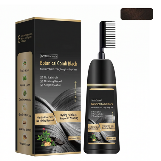 Effortless Gray Coverage Hair Dye Comb