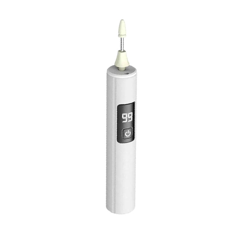 ✨ Multiple heads for shaping & buffing! Professional Electric Nail Polisher – Smooths thick nails, 99-speed display