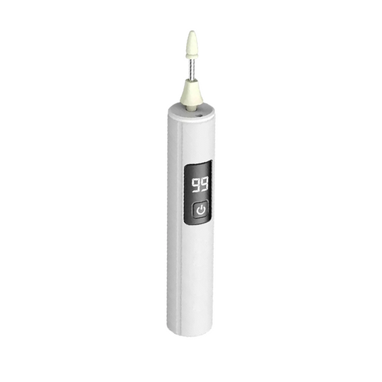 ✨ Multiple heads for shaping & buffing! Professional Electric Nail Polisher – Smooths thick nails, 99-speed display