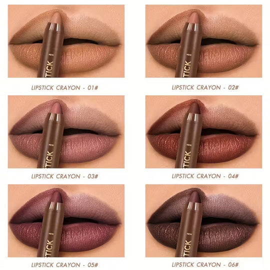 💄 BUY 1 GET 1 FREE ! 💋 Long-Lasting Matte Lip Crayon – 2-in-1 liner & lipstick, hydrating & precise