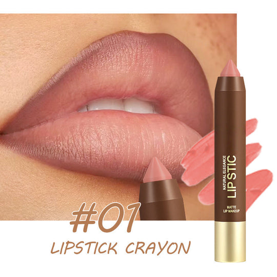 💄 BUY 1 GET 1 FREE ! 💋 Long-Lasting Matte Lip Crayon – 2-in-1 liner & lipstick, hydrating & precise
