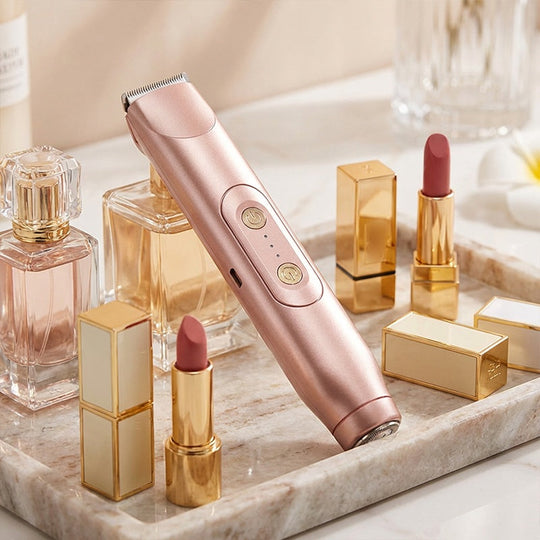 🚨 🚨Pink GONE !! ACT FAST ⚡Bikini Trimmer for Women, Electric Shaver and Razor Rechargeable 2-in-1 Body and Facial Epilator, Underarms and Legs, IPX7 Waterproof