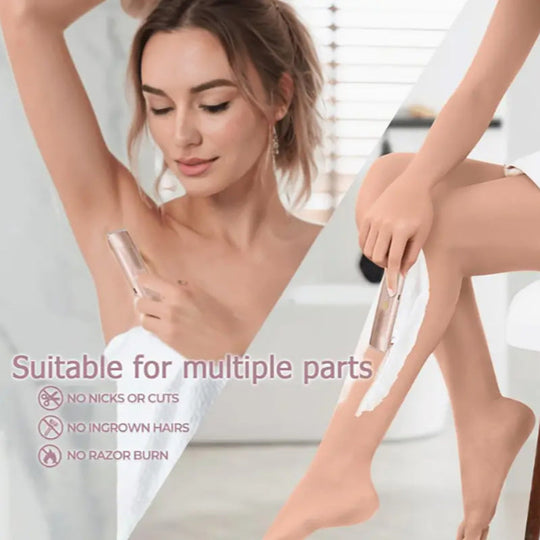 🚨 🚨Pink GONE !! ACT FAST ⚡Bikini Trimmer for Women, Electric Shaver and Razor Rechargeable 2-in-1 Body and Facial Epilator, Underarms and Legs, IPX7 Waterproof