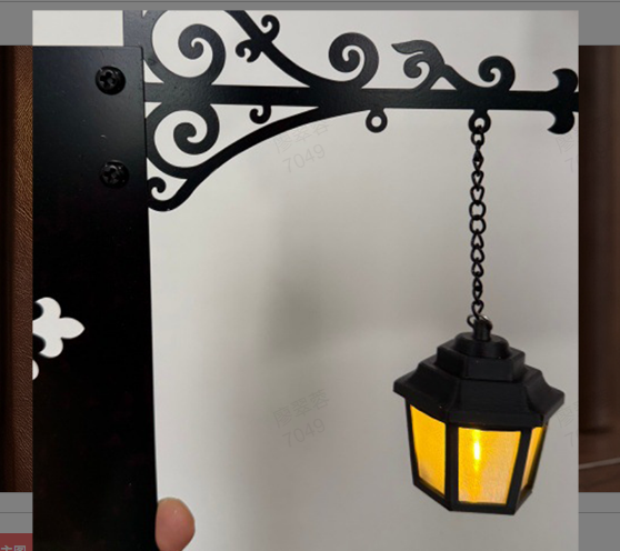 🌟Miniature Retro Streetlight Bookend Light