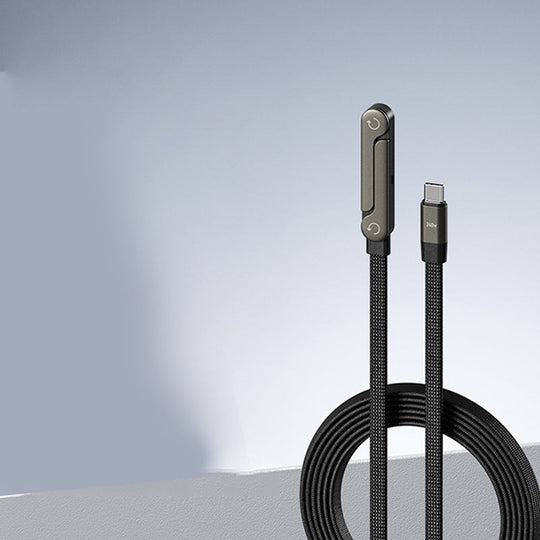 🔥240W Fast Charging Cable with Adjustable Phone Stand