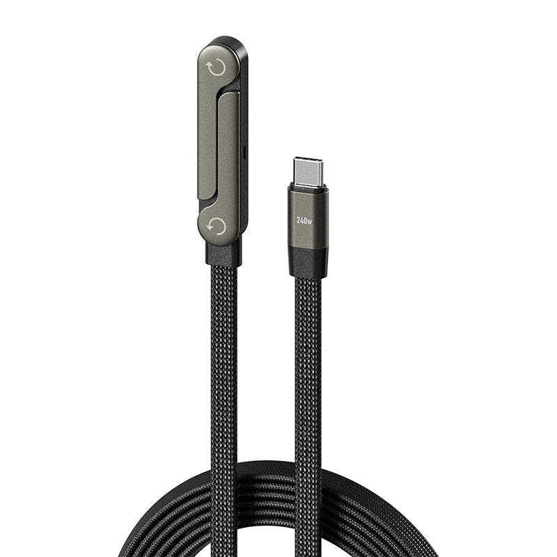 🔥240W Fast Charging Cable with Adjustable Phone Stand