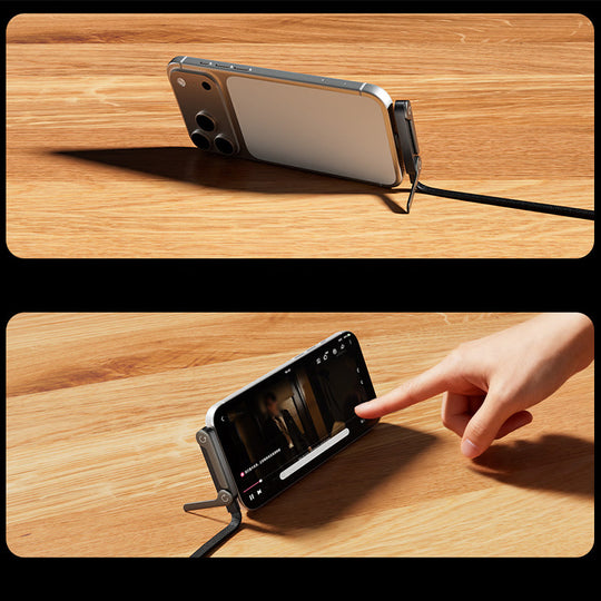 🔥240W Fast Charging Cable with Adjustable Phone Stand