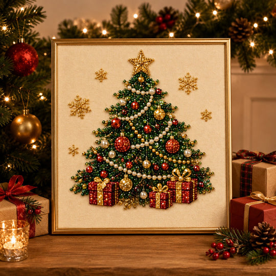 🎄Christmas Pre Sale ￡15.99!!⚡50K+ SOLD!🎅🧘Relaxing & Beginner-Friendly - 🎨💎DIY Christmas Pearl Art Kit