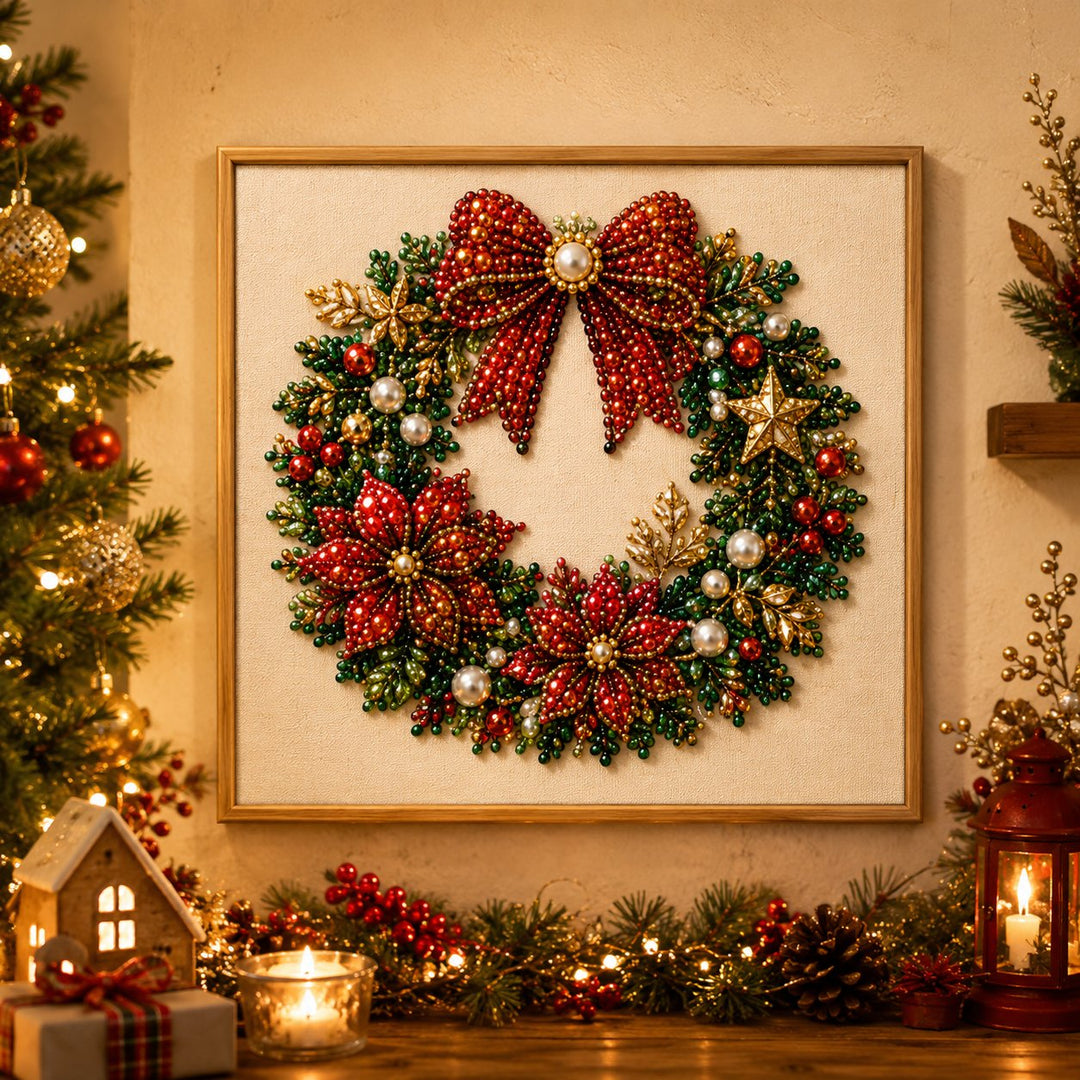 🎄Christmas Pre Sale ￡15.99!!⚡50K+ SOLD!🎅🧘Relaxing & Beginner-Friendly - 🎨💎DIY Christmas Pearl Art Kit