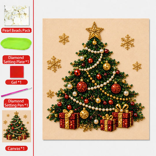 🎄Christmas Pre Sale ￡15.99!!⚡50K+ SOLD!🎅🧘Relaxing & Beginner-Friendly - 🎨💎DIY Christmas Pearl Art Kit