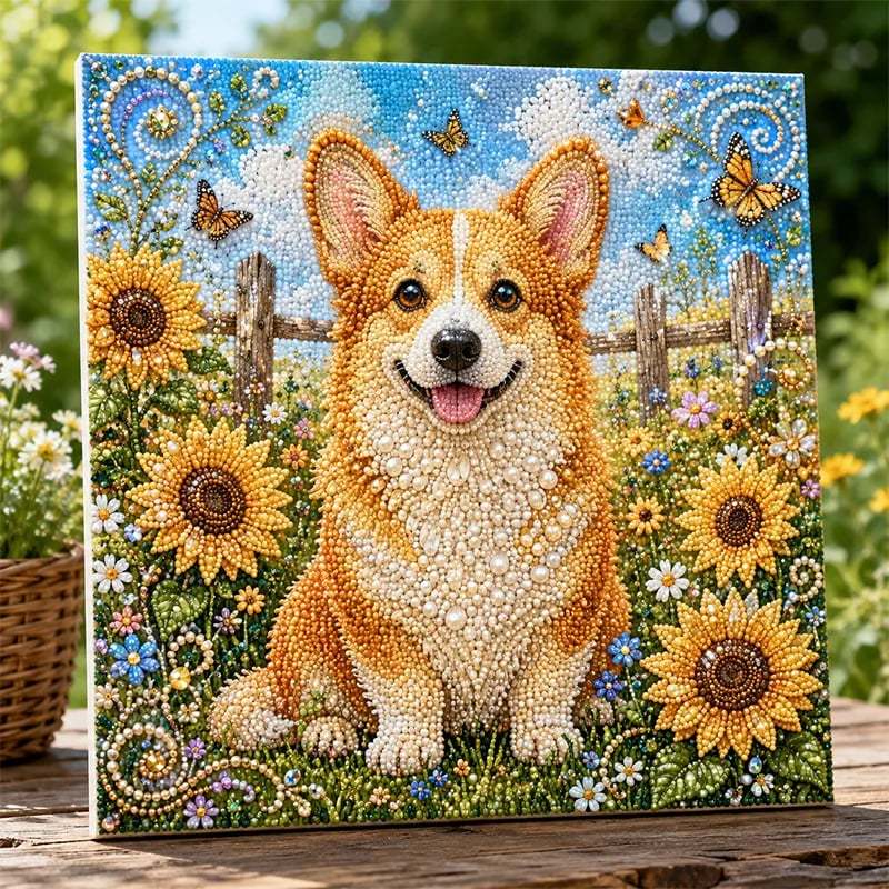 🏆 Last Day Special Price £12.98🦉💛 Highland Cow Pearl Art DIY Kit – Relaxing DIY Craft to Create Stunning Coastal Artwork (📦Buy 4 Free Shipping)