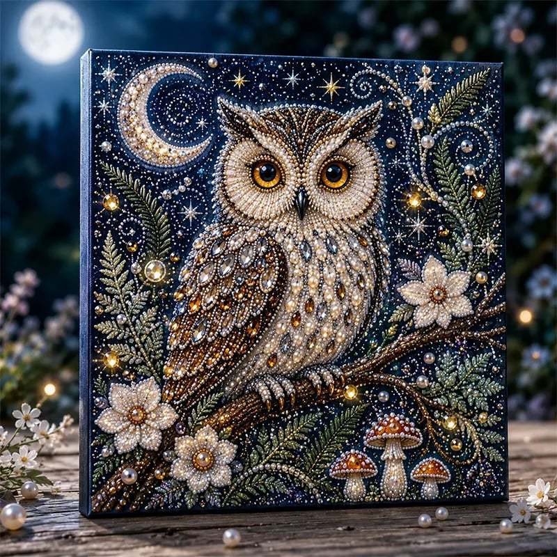 🏆 Last Day Special Price £12.98🦉💛 Highland Cow Pearl Art DIY Kit – Relaxing DIY Craft to Create Stunning Coastal Artwork (📦Buy 4 Free Shipping)