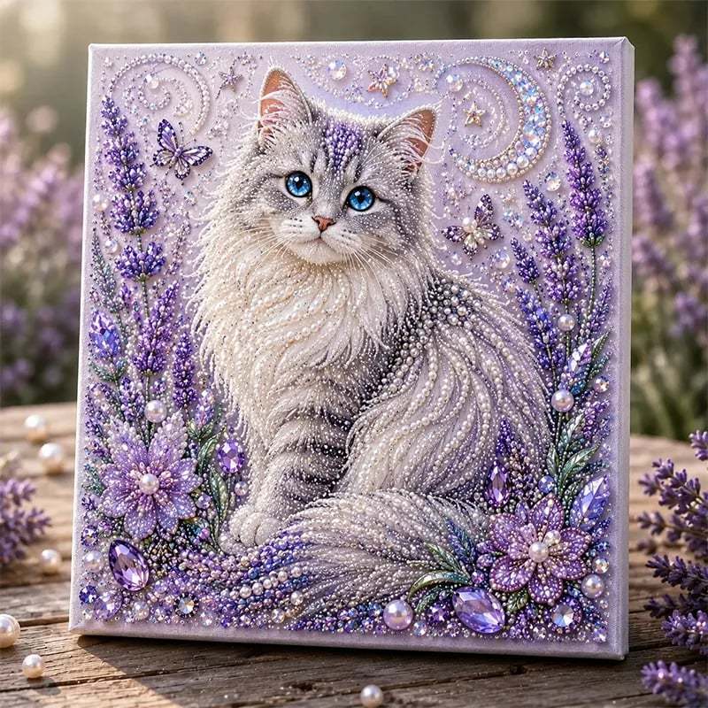 🏆 Last Day Special Price £12.98🦉💛 Highland Cow Pearl Art DIY Kit – Relaxing DIY Craft to Create Stunning Coastal Artwork (📦Buy 4 Free Shipping)